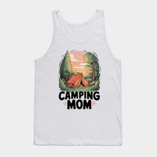 Camping Mom. Funny Camping Lover Tank Top